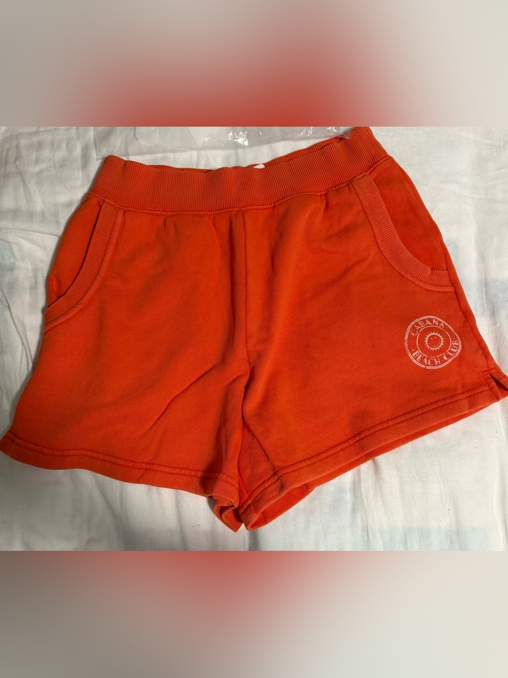 Arie NWT Orange Shorts with pockets and elastic waist! Oversized Women’s Small!